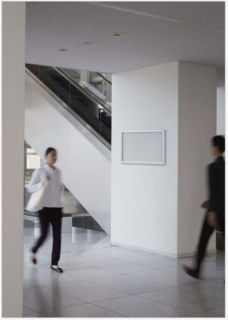 NASTA ナスタ 掲示板 画鋲ボード／屋内用／カバー付 KS-TS-HB8065A W420 H594 A2 アイボリー 受注生産品