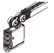 【単品部品】デュアルソフトクローザー（掘込用）【FD25SP-WRH-DSC】スガツネ工業 LAMP ランプ