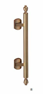 プッシュプルハンドル バロン SPP-5 空錠付 金/仙徳 大きさ:500 シロクマ
