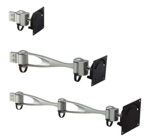 垂直モニターアーム LA2-AV型 色: シルバー スガツネ工業
