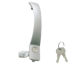 ２５セント貨折りかえし付手持ち部分 413-9301型 ワンタッチ取り付き 鍵穴シャッター付 No.1333 同番 スガツネ工業