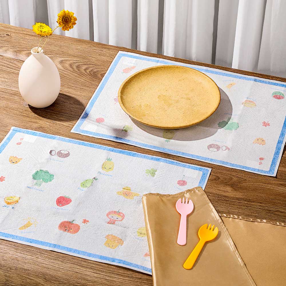 楽天市場】選べる5種展開 不織布ランチョンマット ランチ ピクニック