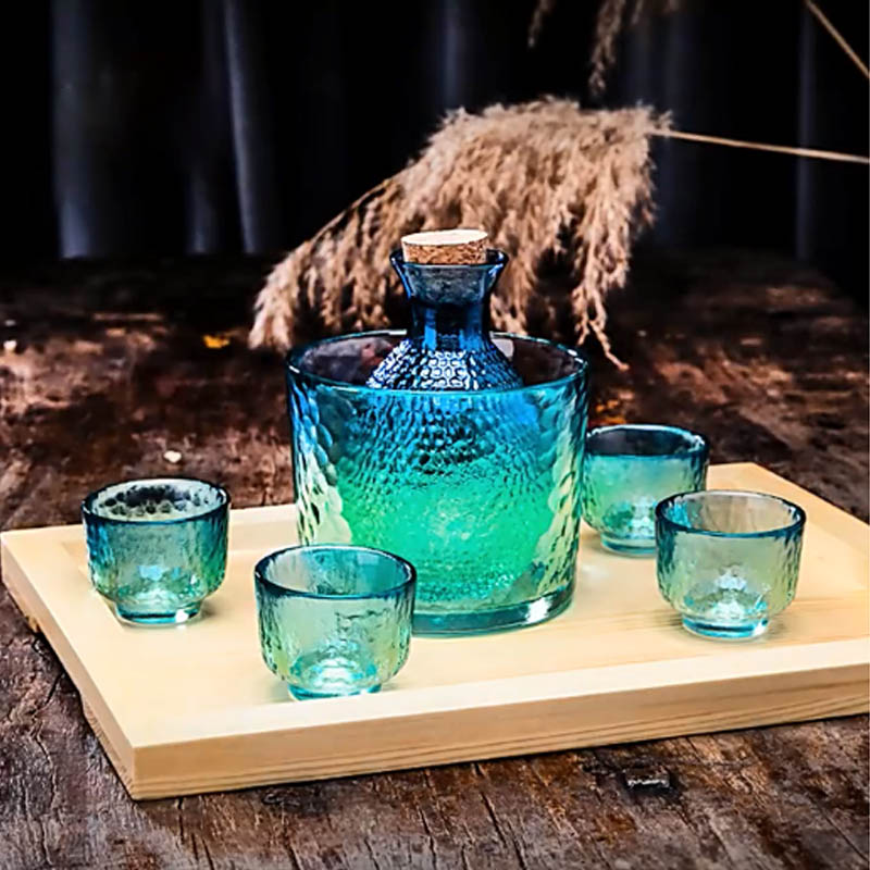 楽天市場】SUMMER SALE ポイント2倍 冷酒器 ガラス徳利セット 和酒徳利