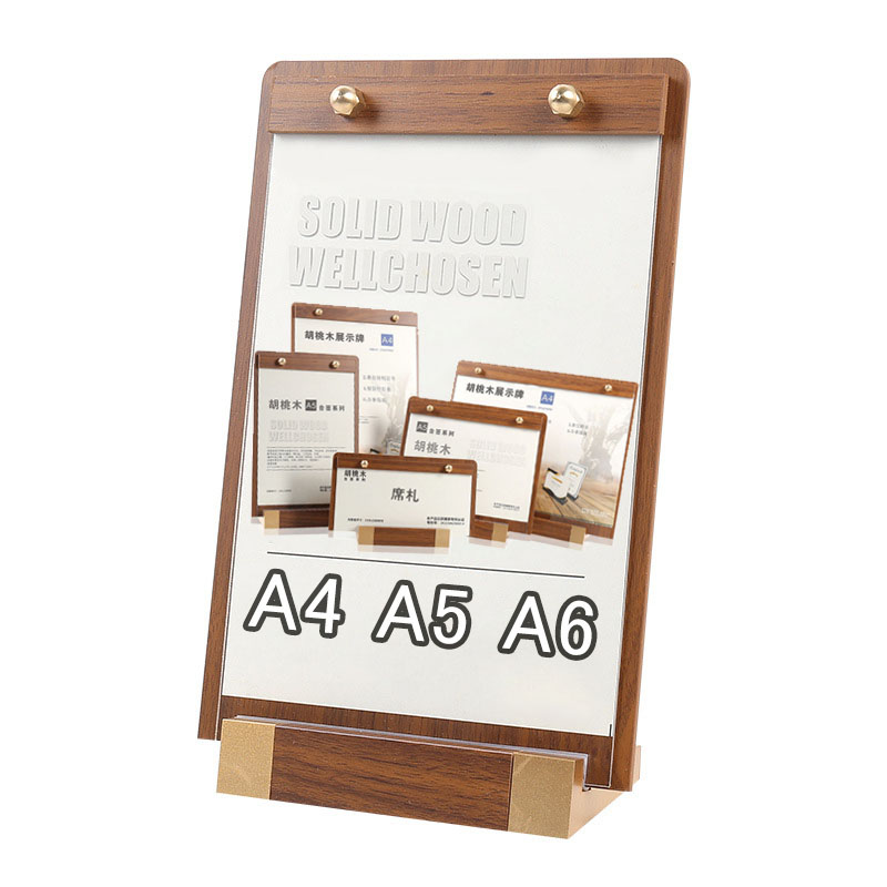 楽天市場】席札 会議用席札 木製 カード立て 卓上名札立て サイン