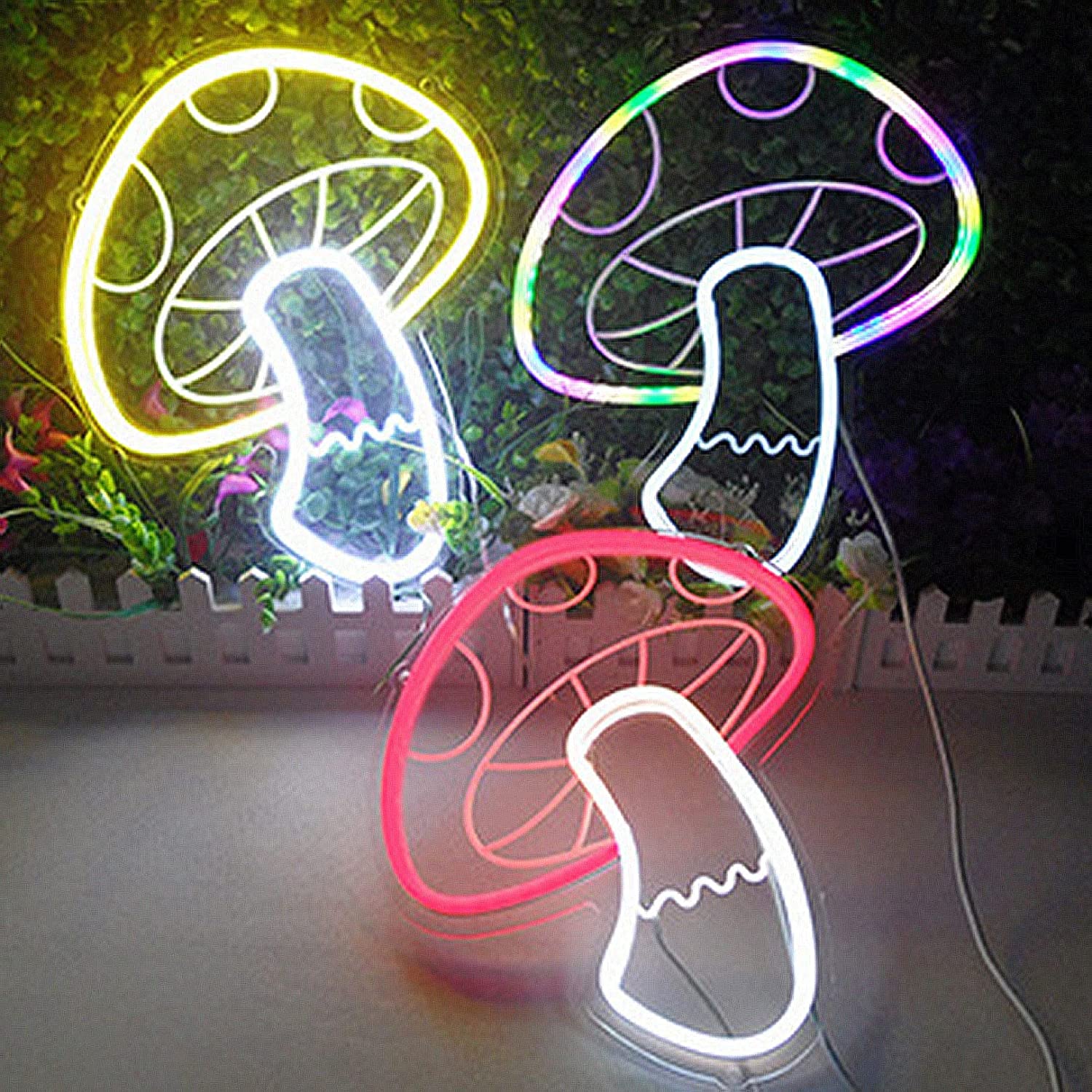 楽天市場】ネオンサイン キノコ 壁掛け LEDネオンライト ネオン看板