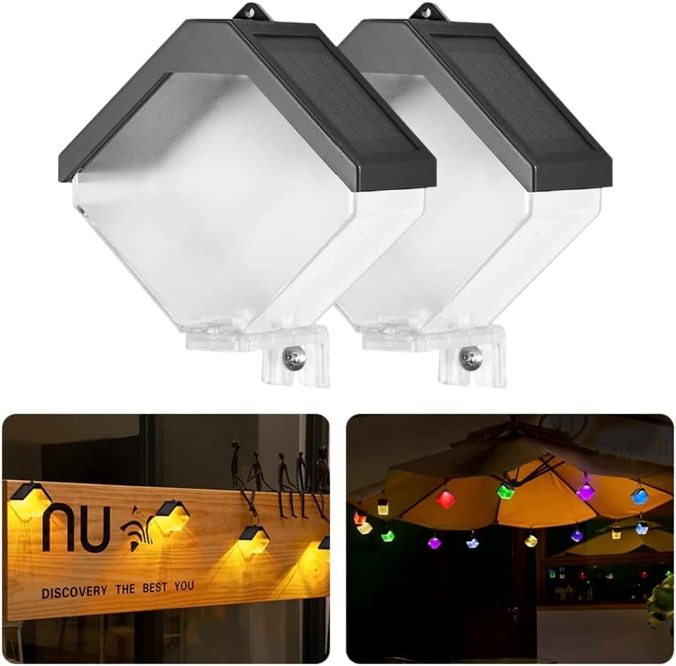 「10％OFFクーポン配布中」ガーデンライト ソーラー 屋外 吊り上げ/壁掛け 光センサー RGB&暖色 夜間自動点灯 太陽光発電 IP65防水 配線不要 取付簡単 ガーデン 庭 階段 通路バックヤード 玄関等に適用 装飾ライト 庭用 フェンス キャンプ ライト