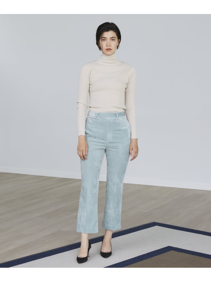 【SALE／60%OFF】ベルラインベロアパンツ《la veille by SUPERIOR CLOSET》 INED イネド パンツ スラックス・ドレスパンツ レッド グリーン【RBA_E】【送料無料】[ Fashion] 12,355円