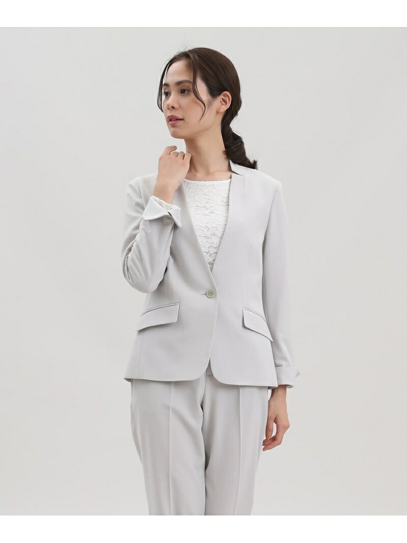 送料無料 洗えるセットアップ 2wayストレッチオックスジャケット Clear Impression クリアインプレッション コート ジャケット テーラードジャケット グレー ブラウン ネイビー 送料無料 Rakuten Fashion 国内最安値 Rsinfosolution In