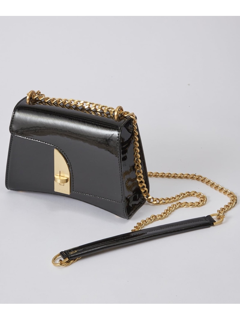 【SALE／40%OFF】《SUPERIOR CLOSET》Arco Mini Satchel ショルダーバッグ《ARCADIA》 INED イネド バッグ ショルダーバッグ ブラック【RBA_E】【送料無料】[ Fashion]