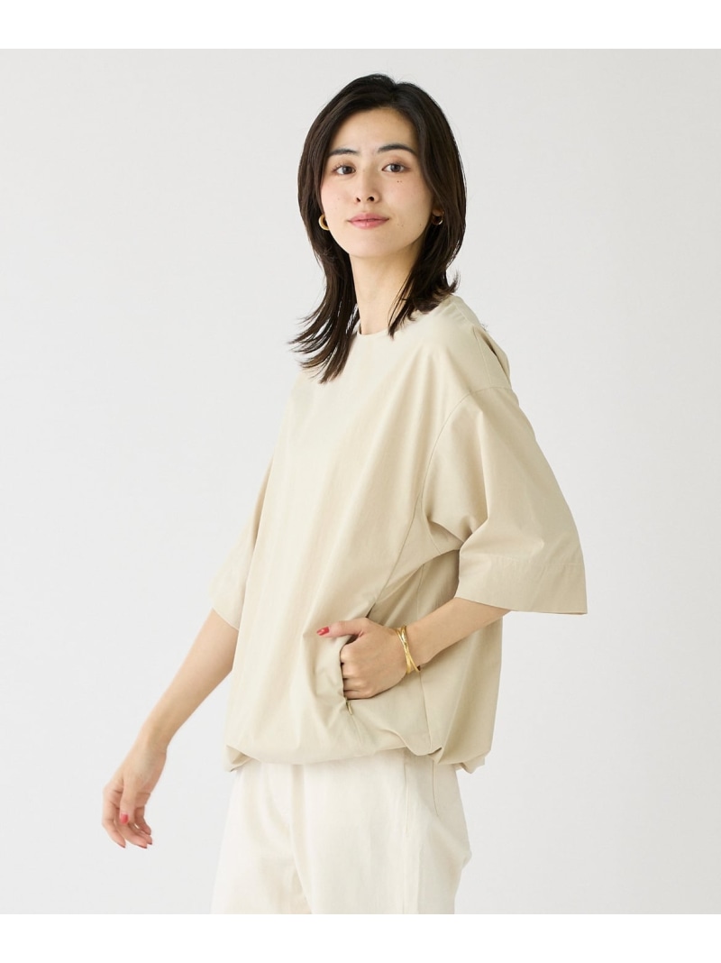 【SALE／29%OFF】ドローコードギャザートップス I.T.'S. international イッツインターナショナル トップス シャツ・ブラウス ベージュ ブルー ブラック【RBA_E】【送料無料】[ Fashion]