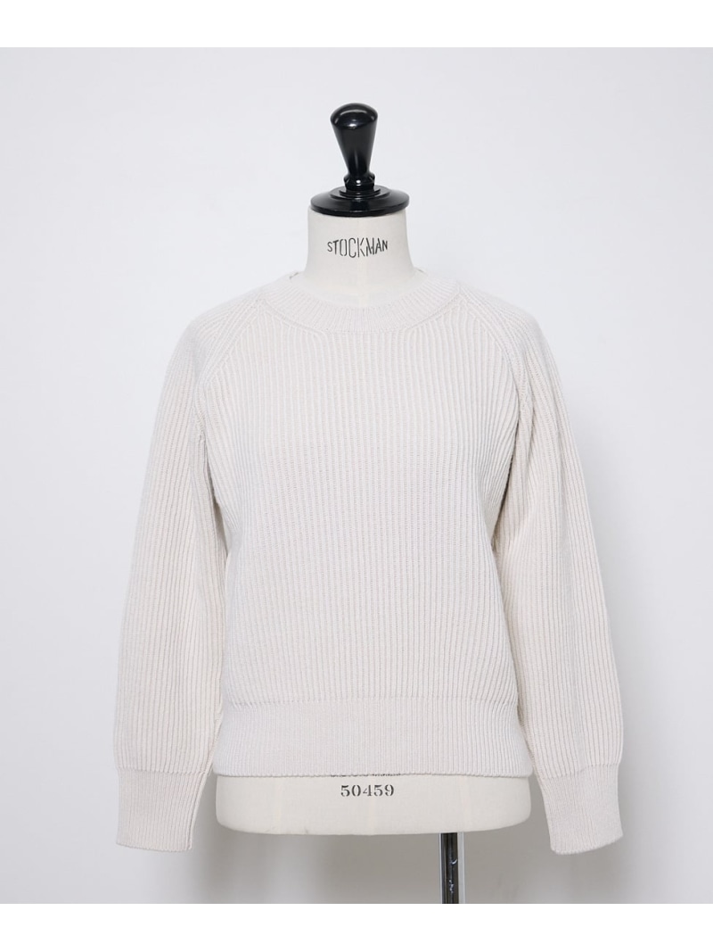 【SALE／60%OFF】CASHEART カシミヤリブ編みニット INED イネド トップス ニット ベージュ グレー【RBA_E】【送料無料】[ Fashion] 18,885円
