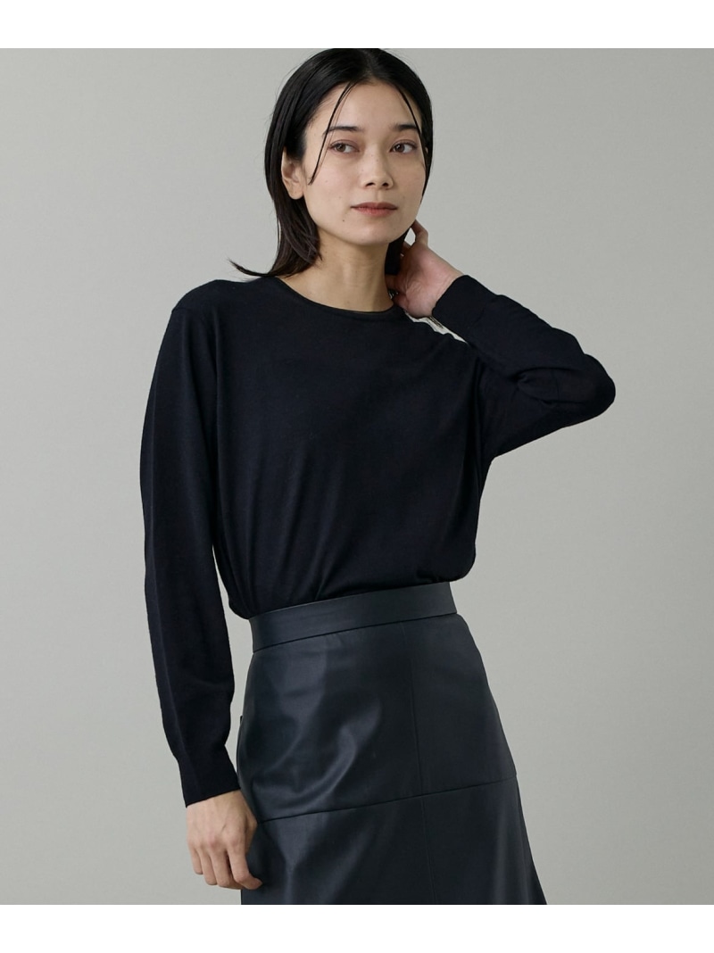 楽天市場】【SALE／30%OFF】ワイドリブボートネックニット INED イネド