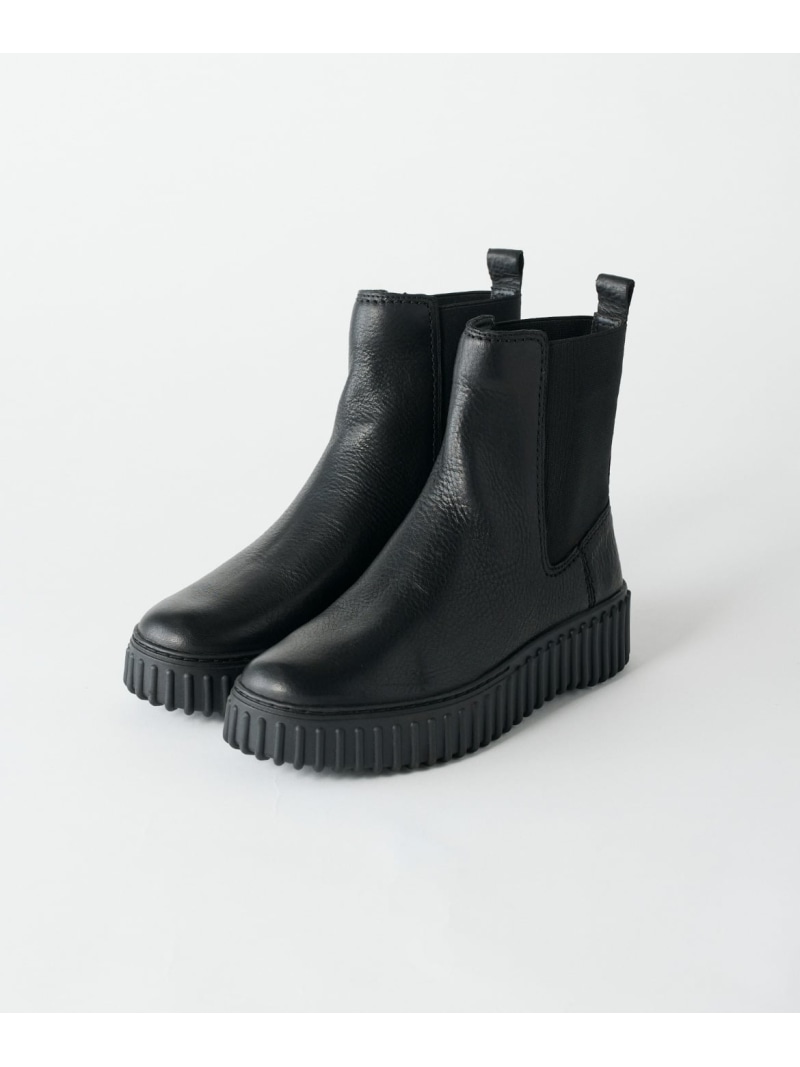 ☆美品☆【クラークス】サイドゴアブーツ (UK4) トーヒルメープル　厚底　黒 CL915BW15752_1_l.jpg