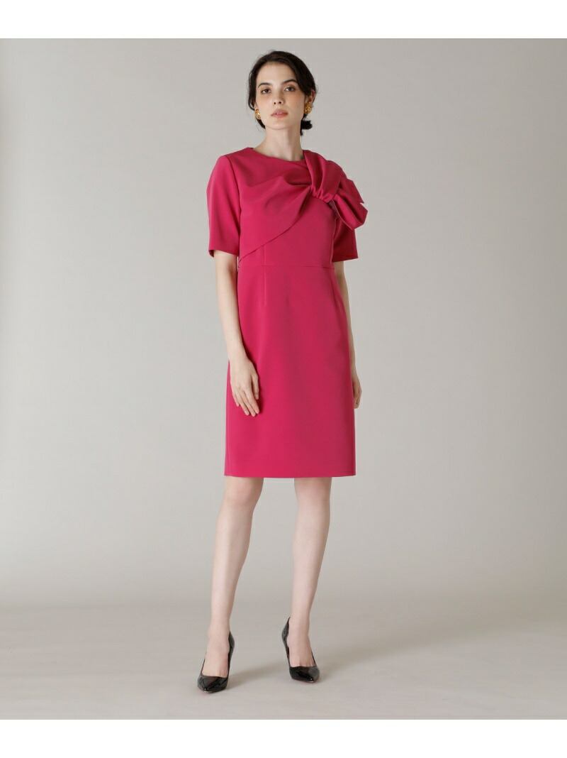 独創的 楽天市場 Sale 15 Off M Maglie Le Cassetto リボンディテールドレス Ef De エフデ ワンピース 半袖 ワンピース ピンク ベージュ Rba E 送料無料 Rakuten Fashion Ined イネド New限定品 Advance Com Ec