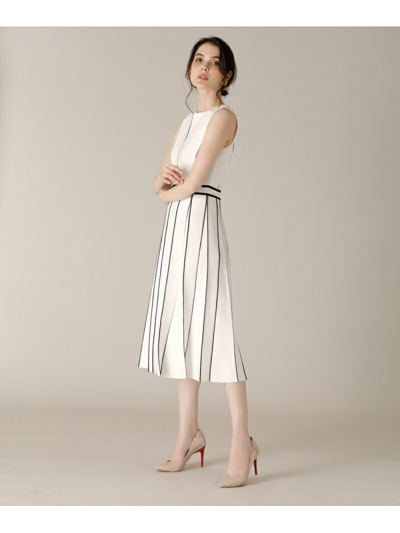 M Maglie Le Cassetto ラインニットドレス Ef De エフデ ワンピース ノースリーブワンピース 白いこと 黒奴 送料無料 Rakuten Fashion Arcprimarycare Co Uk