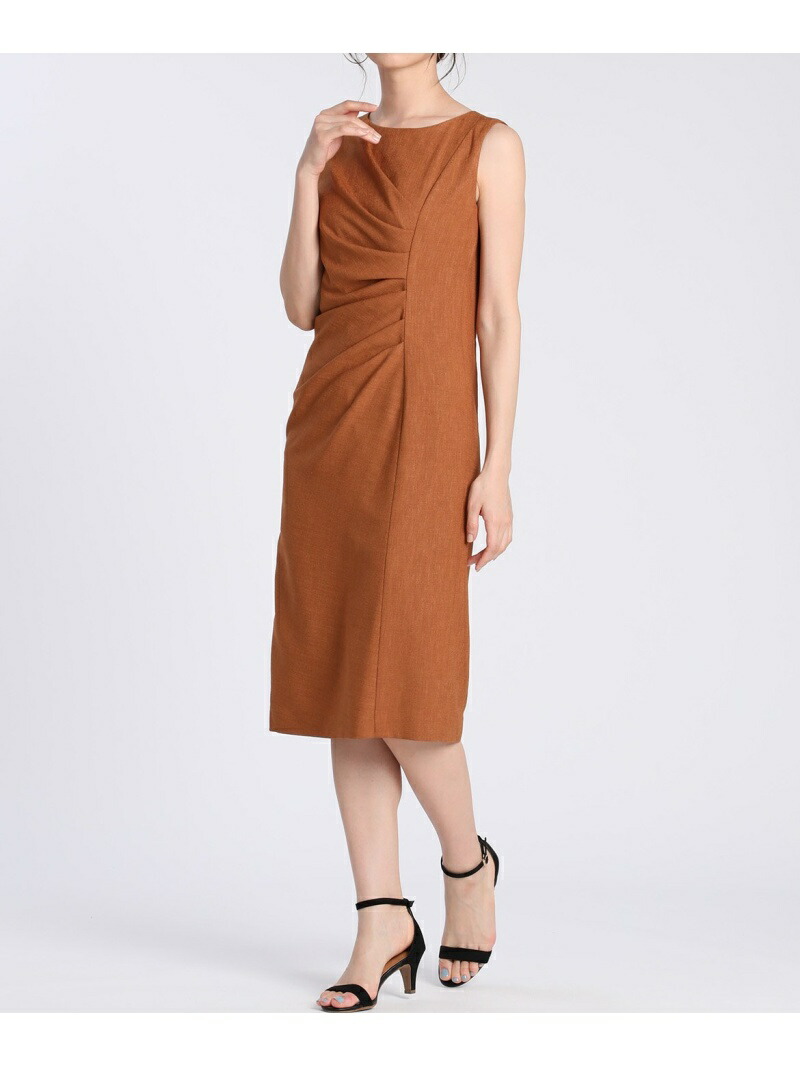 最新の激安 Sale 70 Off Inedit ウエストギャザーワンピース Ined イネド ワンピース ノースリーブワンピース ブラウン イエロー Rba E Rakuten Fashion 初回限定 Bobbievet Com