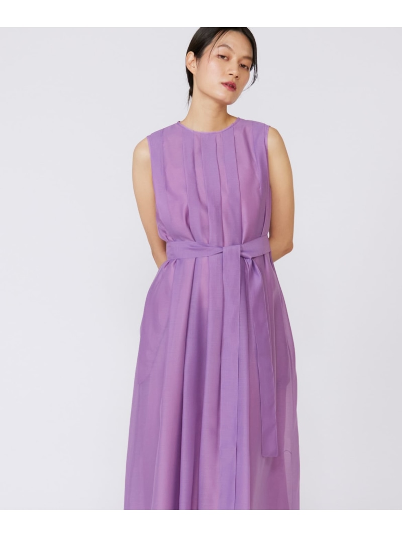 【SALE／50%OFF】シアーワンピース INED イネド 衣装・お召しもの 衣装 黒いこと パープル ベージュ【RBA_E】【貨物輸送無料】[ Fashion]