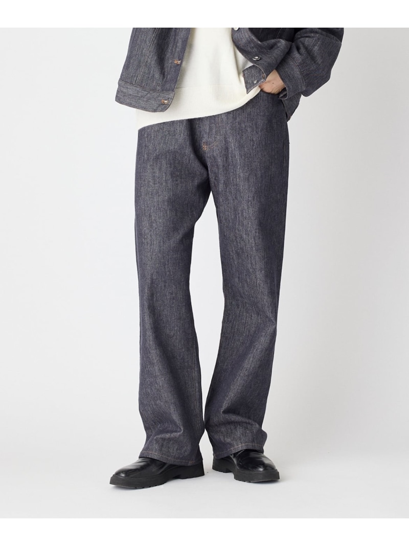 ベーシックストレートデニムパンツ《SUVIN DENIM》 I.T.\u0027S. international イッツインターナショナル ズボン下 デニム・ジーンズズボン下 青み【貨物輸送無料】[ Fashion]