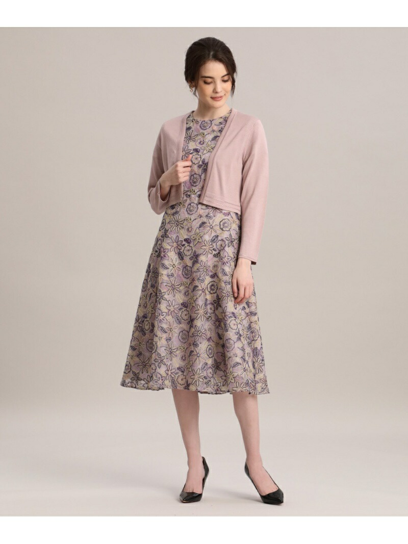 大きいサイズ エンブロイダリーレースワンピース Maglie White Ef De エフデ ワンピース 半袖ワンピース パープル 送料無料 Rakuten Fashion Littlethaicafe Com