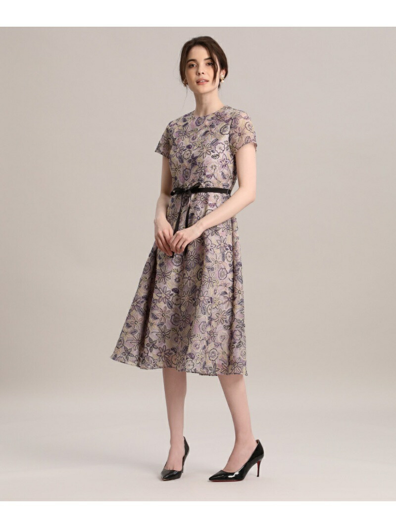 Maglie White エンブロイダリーレースワンピース Ef De エフデ ワンピース 半袖ワンピース ピンク パープル 送料無料 Rakuten Fashion Gamerzos Com