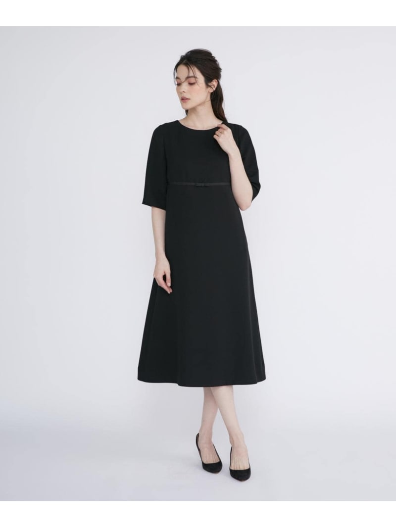 《WEB限定》ブラックフォーマルワンピース Maglie par ef-de マーリエ ル カセット ワンピース・ドレス ワンピース ブラック【送料無料】[ Fashion]