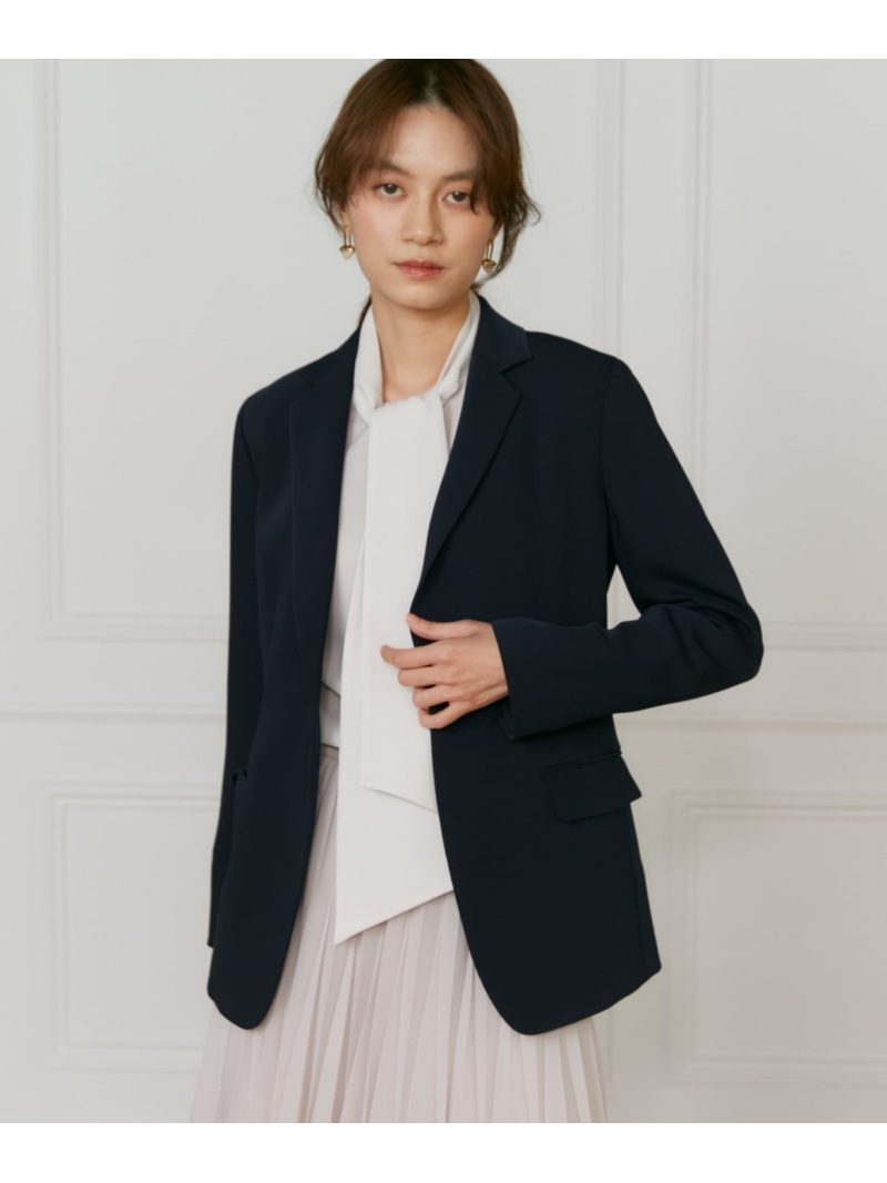 【SALE／10%OFF】《大きいサイズ》【マルチWAYセットアップ】テーラードジャケット INED イネド ジャケット・アウター テーラードジャケット・ブレザー グレー ネイビー【RBA_E】【送料無料】[ Fashion]