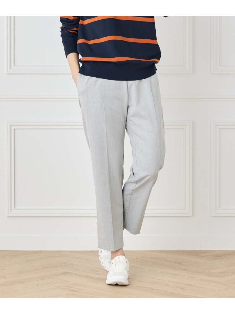 【SALE／47%OFF】ベーシックテーパードパンツ I.T.'S. international イッツインターナショナル パンツ スラックス・ドレスパンツ ホワイト グレー ブラック ネイビー【RBA_E】【送料無料】[ Fashion]