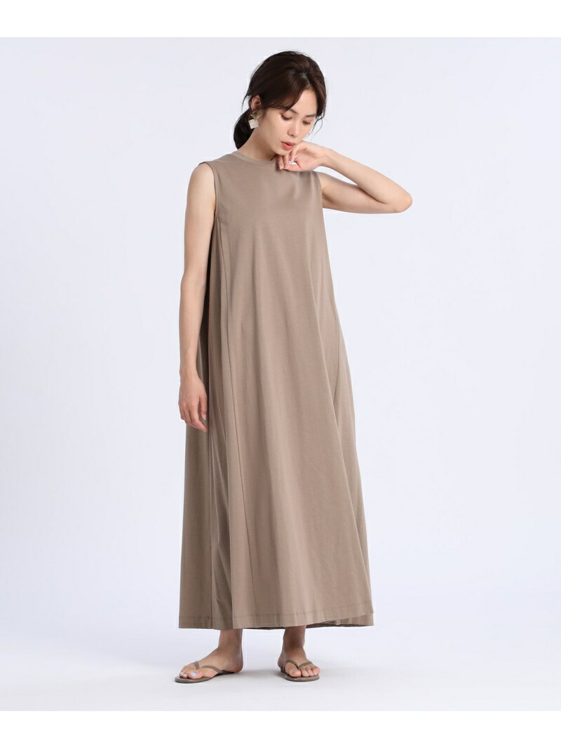 レディース ノースリーブカットワンピース ワンピース ブラック 送料無料 Rakuten Ined ノースリーブカットワンピース イネド ワンピース Ined イネド ブラウン Ined ロングワンピース マキシワンピース 送料無料 ブラック Rakuten Fashion Ined イネド