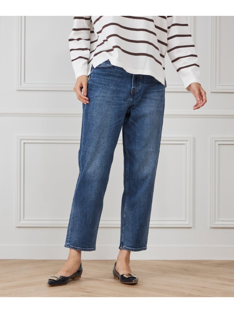 Cacao ペグトップデニム《Healthy DENIM》 7-IDconcept. セブンアイディコンセプト パンツ ジーンズ・デニムパンツ ブルー【送料無料】[ Fashion]