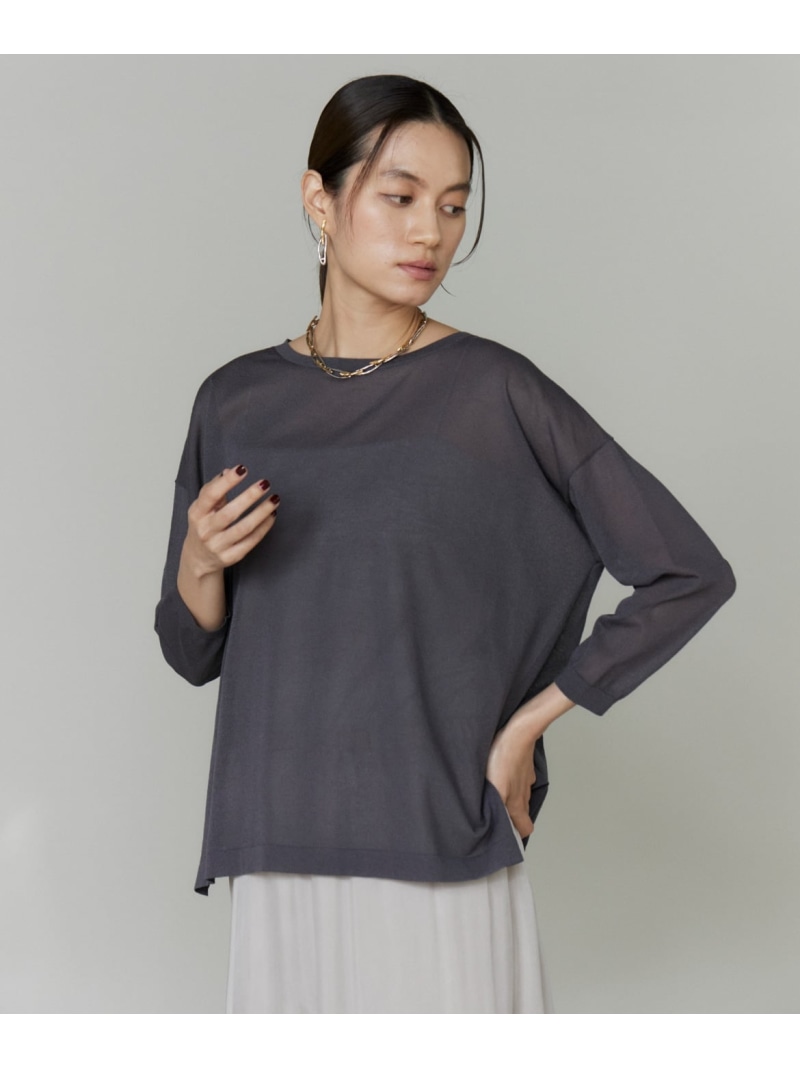 楽天市場】【SALE／30%OFF】ワイドリブボートネックニット INED イネド