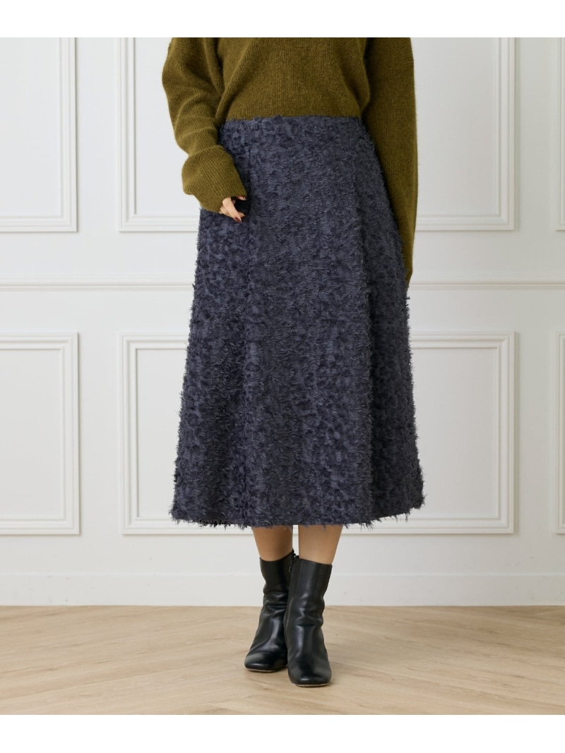 【SALE／40%OFF】セミフレアスカート Le Souk イネド スカート ロング・マキシスカート ブラック グレー【RBA_E】【送料無料】[ Fashion]