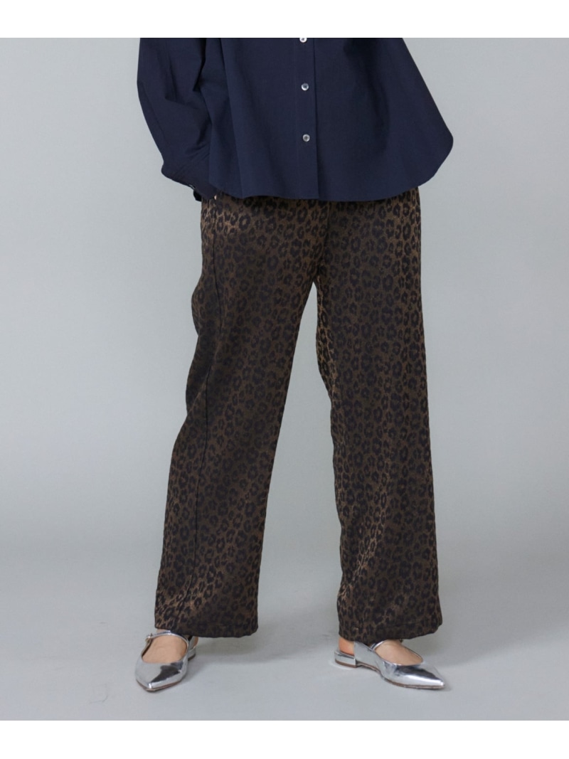【SALE／55%OFF】レオパードジャカードイージーパンツ Le Souk イネド パンツ その他のパンツ【RBA_E】【送料無料】[ Fashion]｜INED／イネド