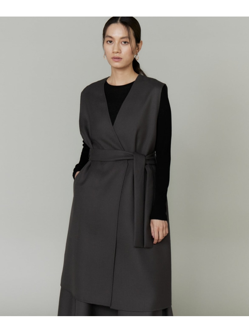 【SALE／45%OFF】オーバージレ la veille by SUPERIOR CLOSET イネド トップス ベスト・ジレ ホワイト【RBA_E】【送料無料】[ Fashion]