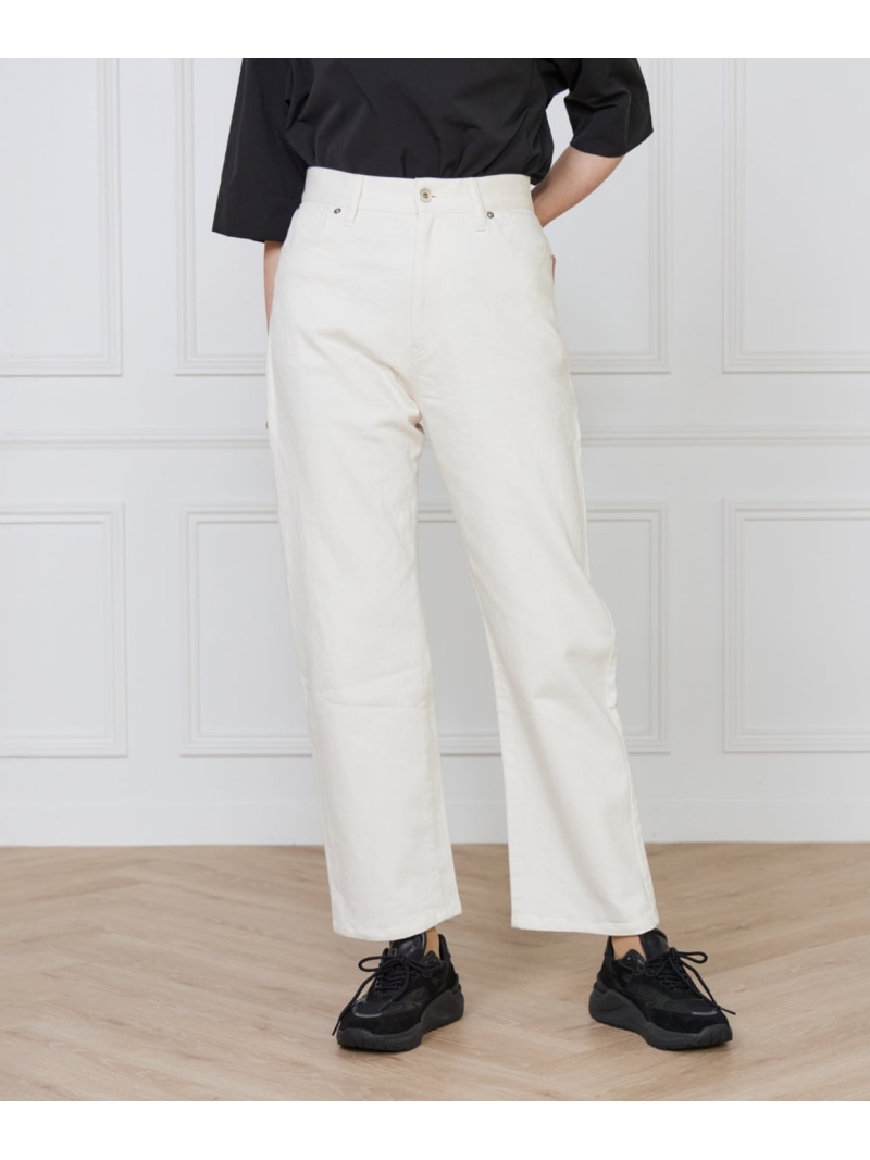 デニムストレートパンツ《SUVIN DENIM》 I.T.\u0027S. international イッツインターナショナル ズボン下 デニム・ジーンズズボン下 青み 白いこと【貨物輸送無料】[ Fashion]