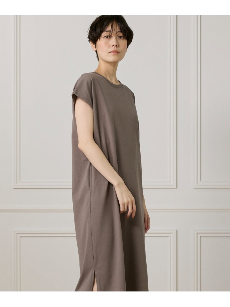 【SALE／29%OFF】サイドスリットワンピース I.T.'S. international イッツインターナショナル ワンピース・ドレス ワンピース ブラック【RBA_E】【送料無料】[ Fashion]