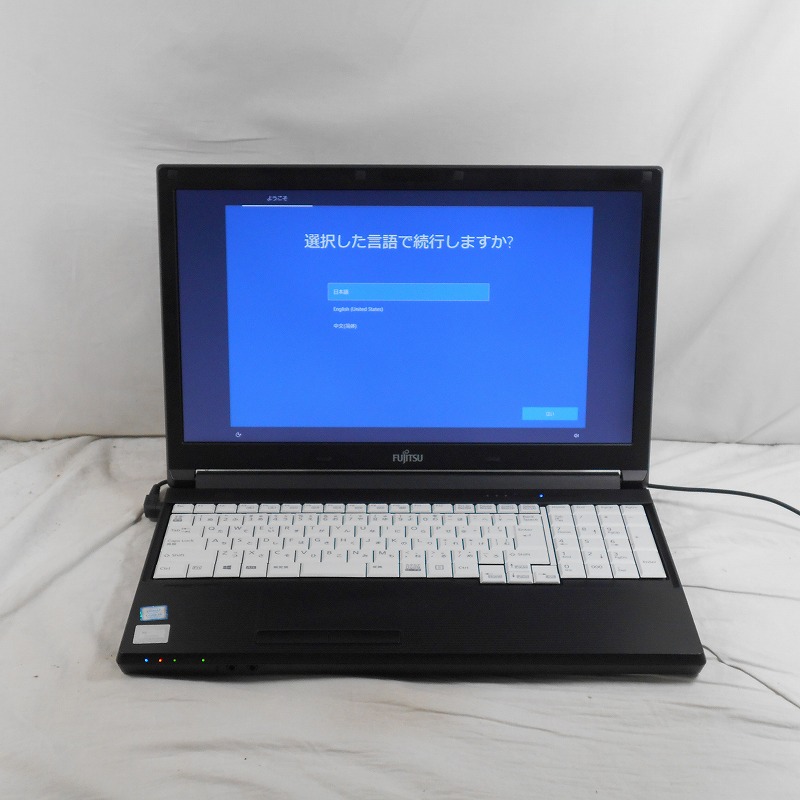 FUJITSU LIFEBOOK 1年保証 8GB 15インチ 500GB 7300U A577 CPU Core FMVA22001 OS