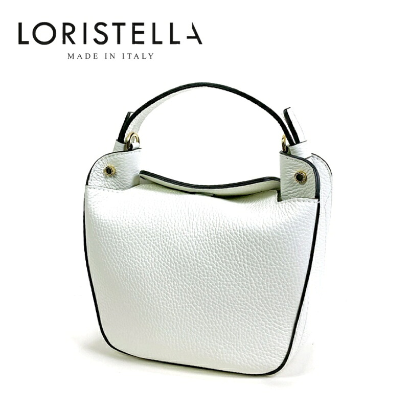 ショルダーバッグ ロリステッラ LORISTELLA 2765 レディース レザーバッグ 2way ホワイト 小ぶり イタリアブランド 人気バッグ【送料無料】|カバンと雑貨のお店イリア