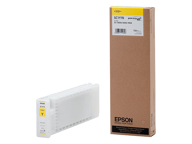 EPSON完全無欠インキ \u003cBR\u003eSC1Y70(700ml) ｲｴﾛｰ