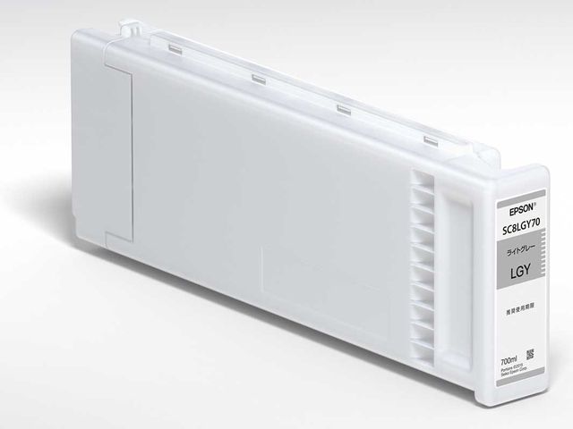 EPSON純正インク　 SC8LGY70（700ml）ﾗｲﾄｸﾞﾚｰ