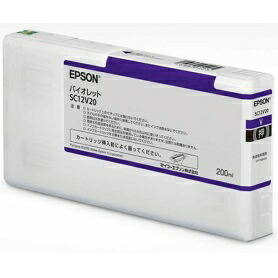 EPSON完全無欠インキ \u003cBR\u003eSC12V20(200ml) ﾊﾞｲｵﾚｯﾄ パソコン・周辺機器-PCサプライ・消耗品-プリンター・FAX用インク