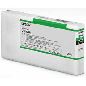 EPSON完全無欠インキ \u003cBR\u003eSC12GR20(200ml) ｸﾞﾘｰﾝ PCサプライ・消耗品-プリンター・FAX用インク