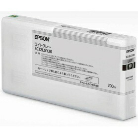 EPSON完全無欠インキ \u003cBR\u003eSC12LGY20(200ml) ﾗｲﾄｸﾞﾚｰ