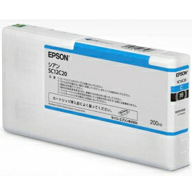 EPSON完全無欠インキ \u003cBR\u003eSC12C20(200ml)ｼｱﾝ パソコン・周辺機器-インクカートリッジ