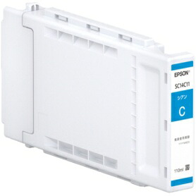 EPSON純正インク　 SC14C11（110ml）ｼｱﾝ
