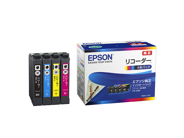 【ネコポス便発送】EPSON純正インク　RDH-4CL　4色セット　リコーダー画像