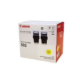 【訳あり特価品】 ＣＡＮＯＮ　純正品　 トナーカートリッジ５０２　２Ｐ　 イエロートナー２本入り