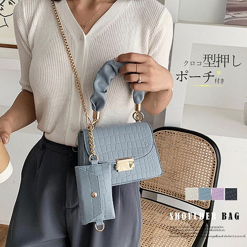 大ちゃん さん専用 　新品　クロコダイル　2way ショルダーバッグ TOKYO WING｜モーダプリンチペ 4913 クロコダイル型押しレザー