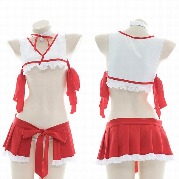 超セクシー 巫女 みこ ミニスカ コスプレ衣装 【7830】