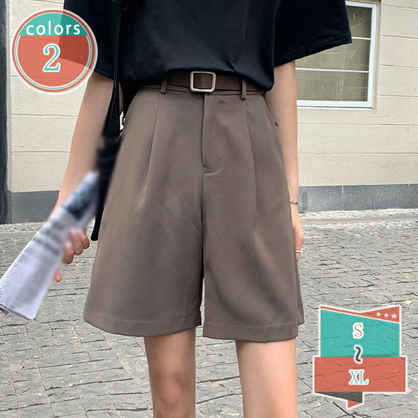 1000円OFFクーポン ショートパンツ ハーフパンツ レディース サマーパンツ スーツパンツ 五分丈 美脚 春 夏 ハイウエスト 体型カバー ボトムス デート 女子会 ベーシック お出かけ シンプル 普段着 通勤 おしゃれ きれいめ shop-kosugi|小杉拓嗣商店