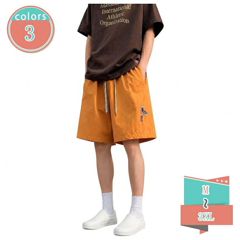 ショートパンツ メンズ 五分丈 ハーフパンツ ゆったり ワークパンツ イージーパンツ 大きいサイズ 体型カバー 半ズボン カジュアル 部屋着 通気性 ストリート 春 夏服 調整紐 shop-kosugi｜小杉拓嗣商店